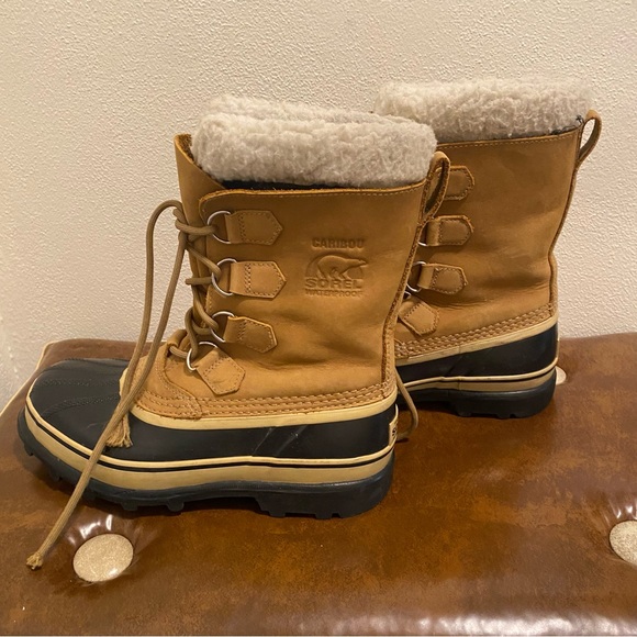 Sorel Women’s Caribou Insulated Waterproof Winter / Snow Boots Size 8 - Picture 5 of 12
